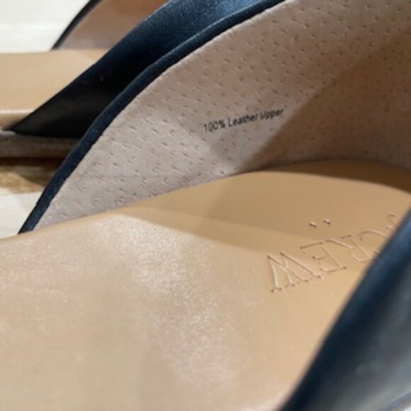 J. Crew Morgan Leather Peep Toe Flats - Picture 4 of 10